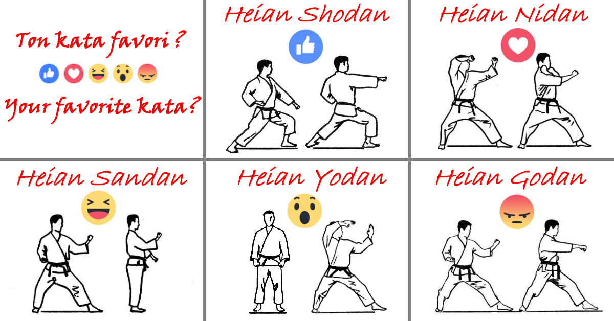Les 5 kata de base du karaté shotokan (heian) - Karate Club Colombes