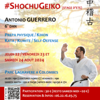 Stage Karate #ShochuGeiko 22-23-24 août 2024